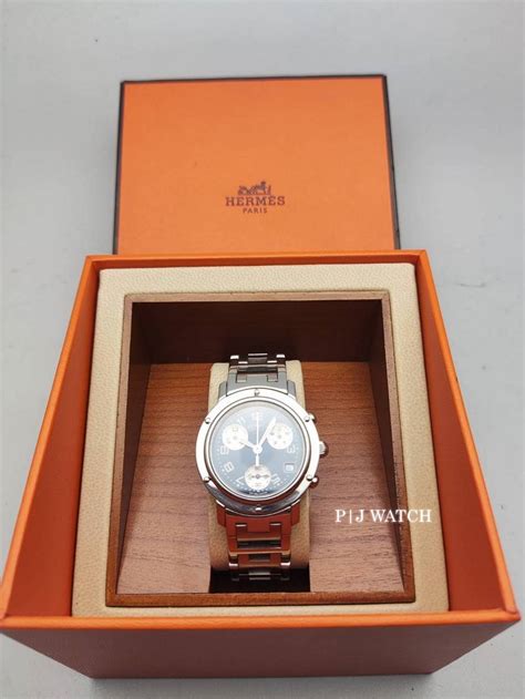 hermes clipper watch ladies|Hermes clipper chrono watch.